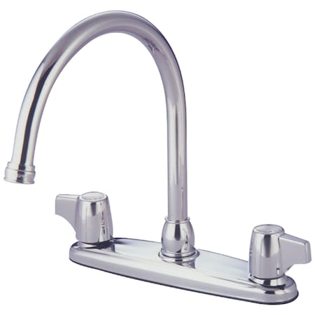 Kingston Brass KB771 8" Centerset Kitchen Faucet, Polished Chrome KB771